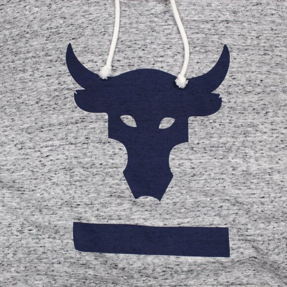 UNDER ARMOUR HOODIE S/S SWEATSHIRT COTTON/POLY GRAY Sz MEDIUM, M - Picture 3 of 5